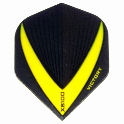 Victory Vista-R Dartflight schwarz/gelb
